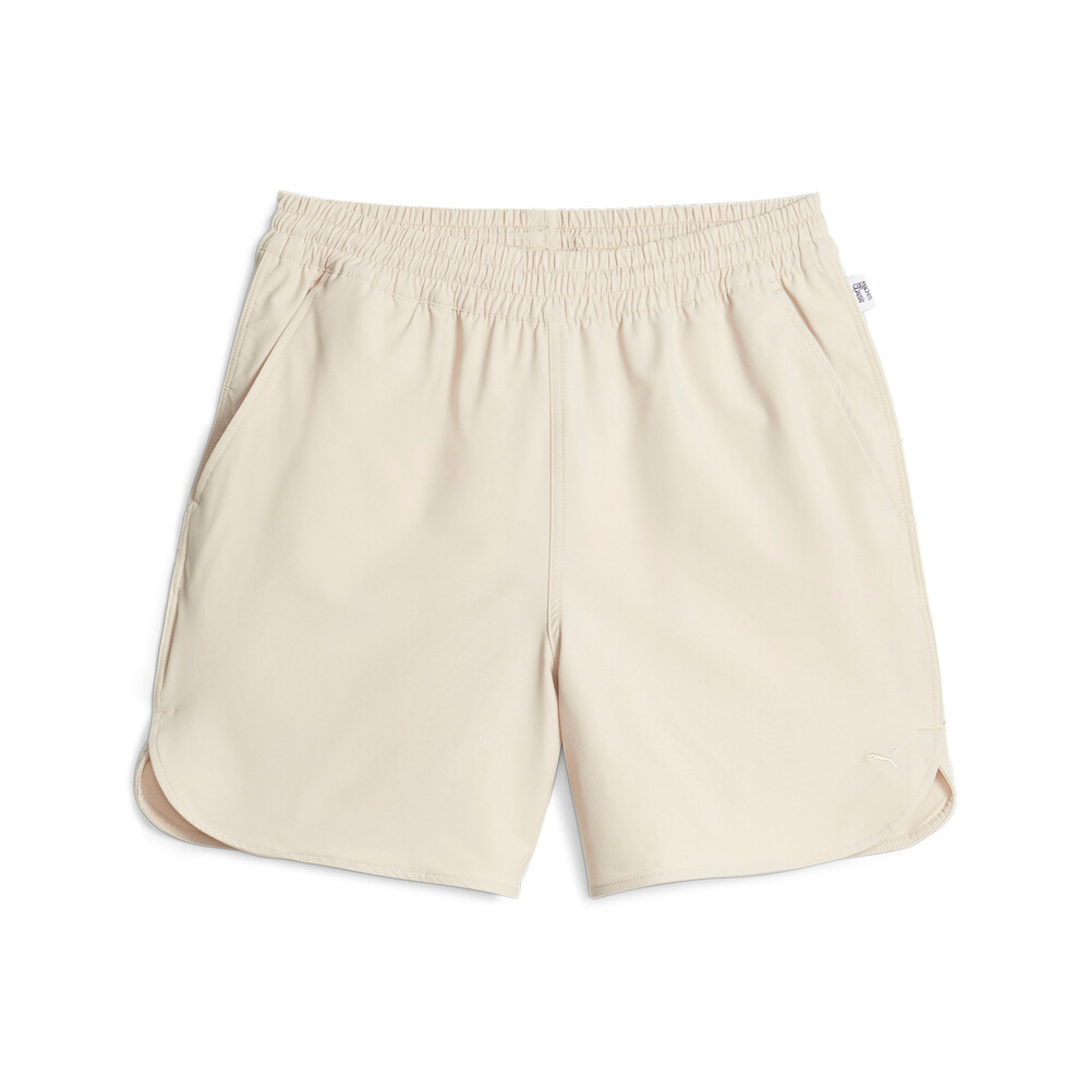 【PUMA】短褲 休閒 運動 男 女 中性款 流行系列Dream 卡其色 亞規(53998688) 歷史價格詳細信息