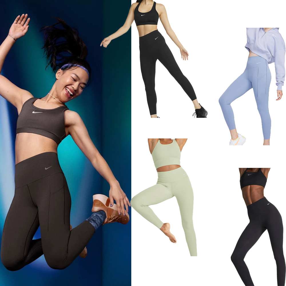 Nike 耐吉 緊身褲 Epic Lux Tights 女款 黑 白 內搭褲 束褲 健身 重訓 路跑 暗袋  CN8042-010 歷史價格詳細信息