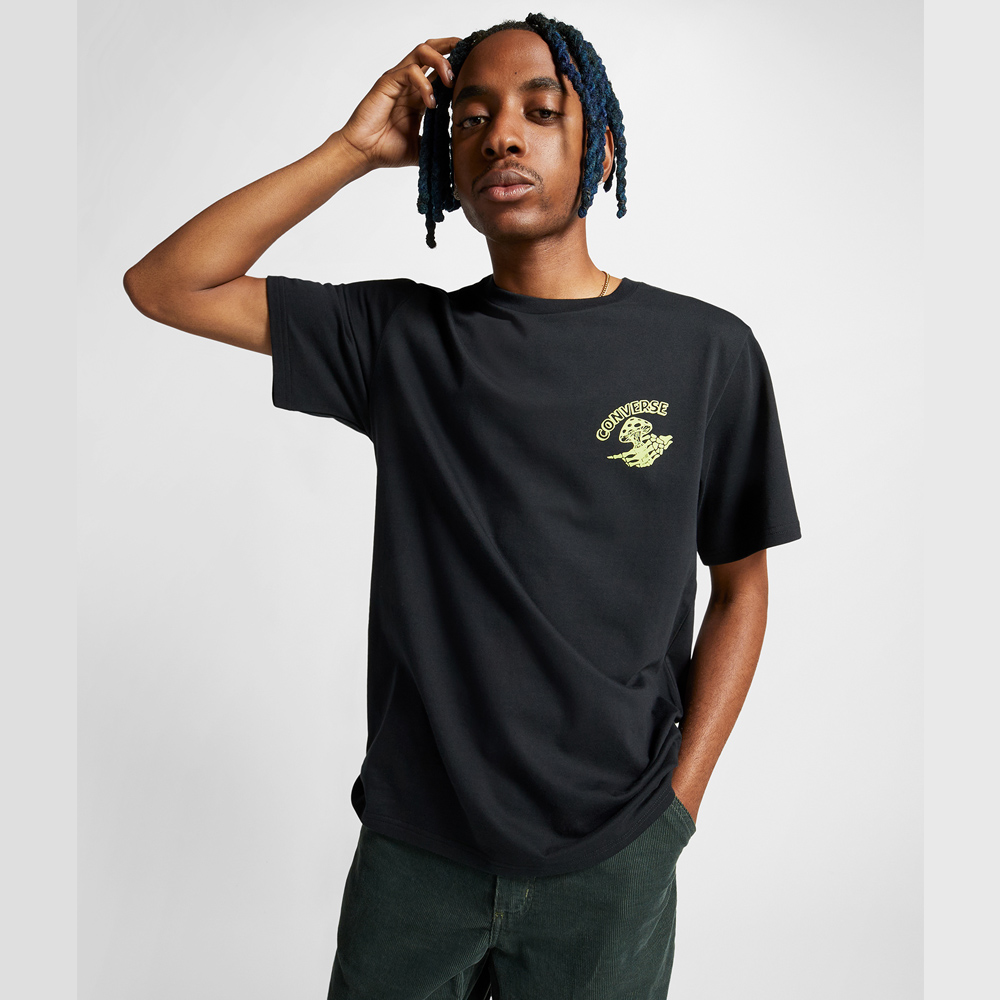 【CONVERSE】CHUCK TOURS TEE 短袖上衣 男 綠色_10025274-A03 歷史價格詳細信息