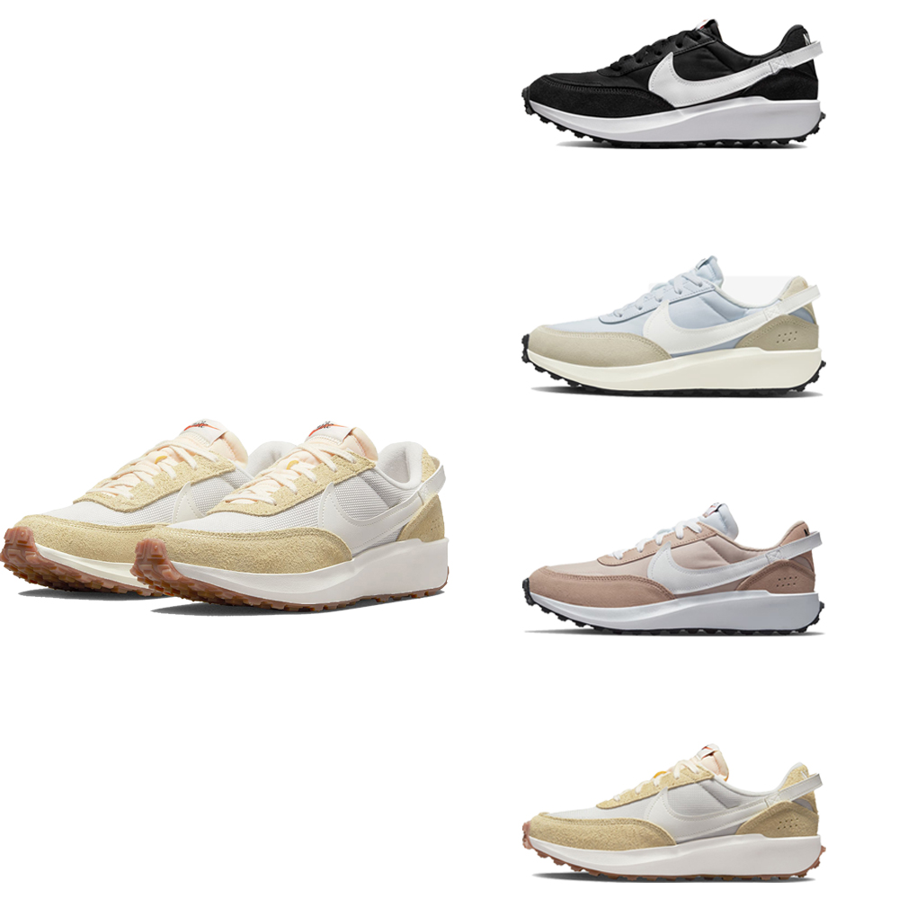 Nike 耐吉 休閒鞋 Waffle Debut 男鞋 米白 黑 復古 麂皮 運動鞋 FJ4195-100 歷史價格詳細信息