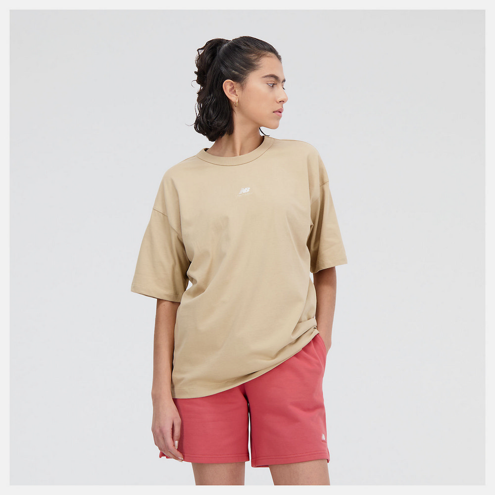 NEW BALANCE 短T NB 米白 排汗 反光 運動 短袖 上衣 男 AMT31251TW1 歷史價格詳細信息