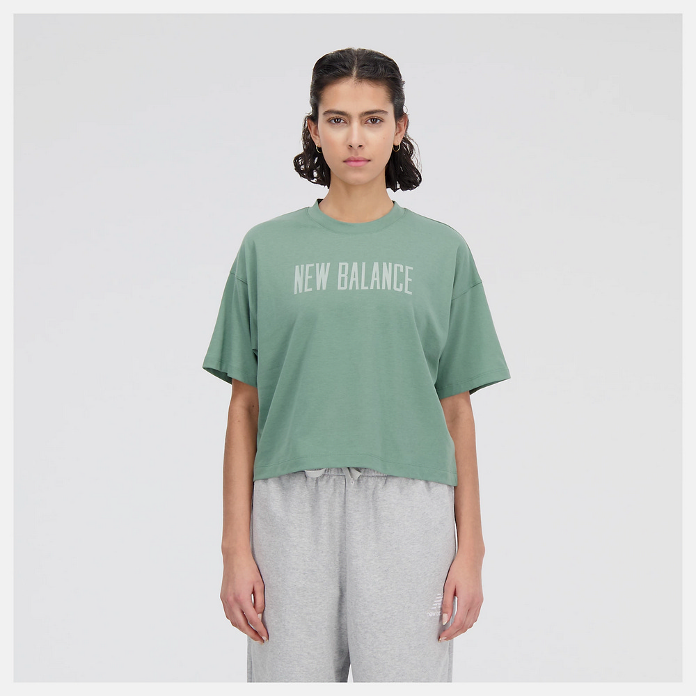 NEW BALANCE NB 短T 綠 經典大LOGO 男 MT31558TFN 歷史價格詳細信息