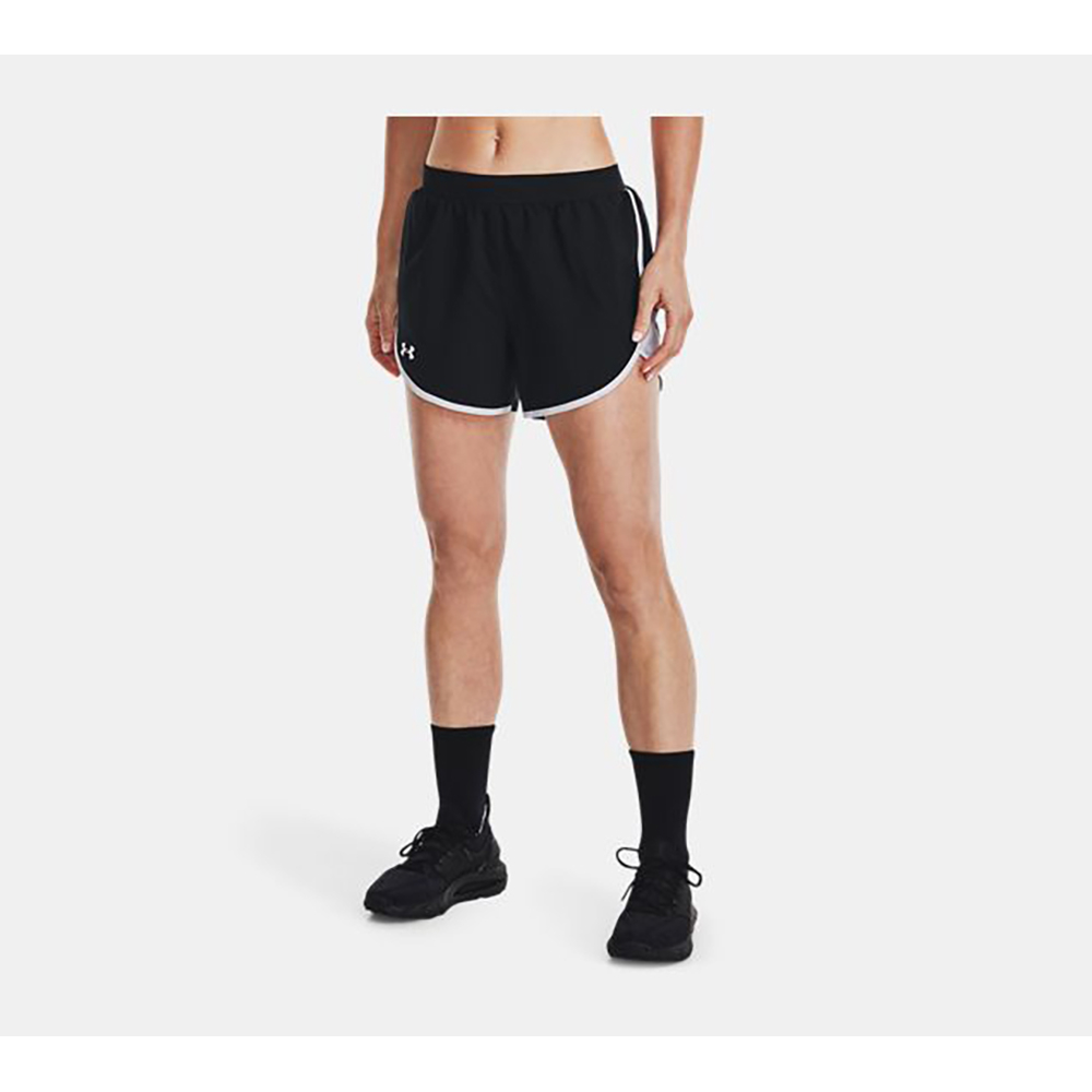 【UNDER ARMOUR】UA 女 Fly By Elite 5吋運動短褲 _1369757-001(黑) 歷史價格詳細信息