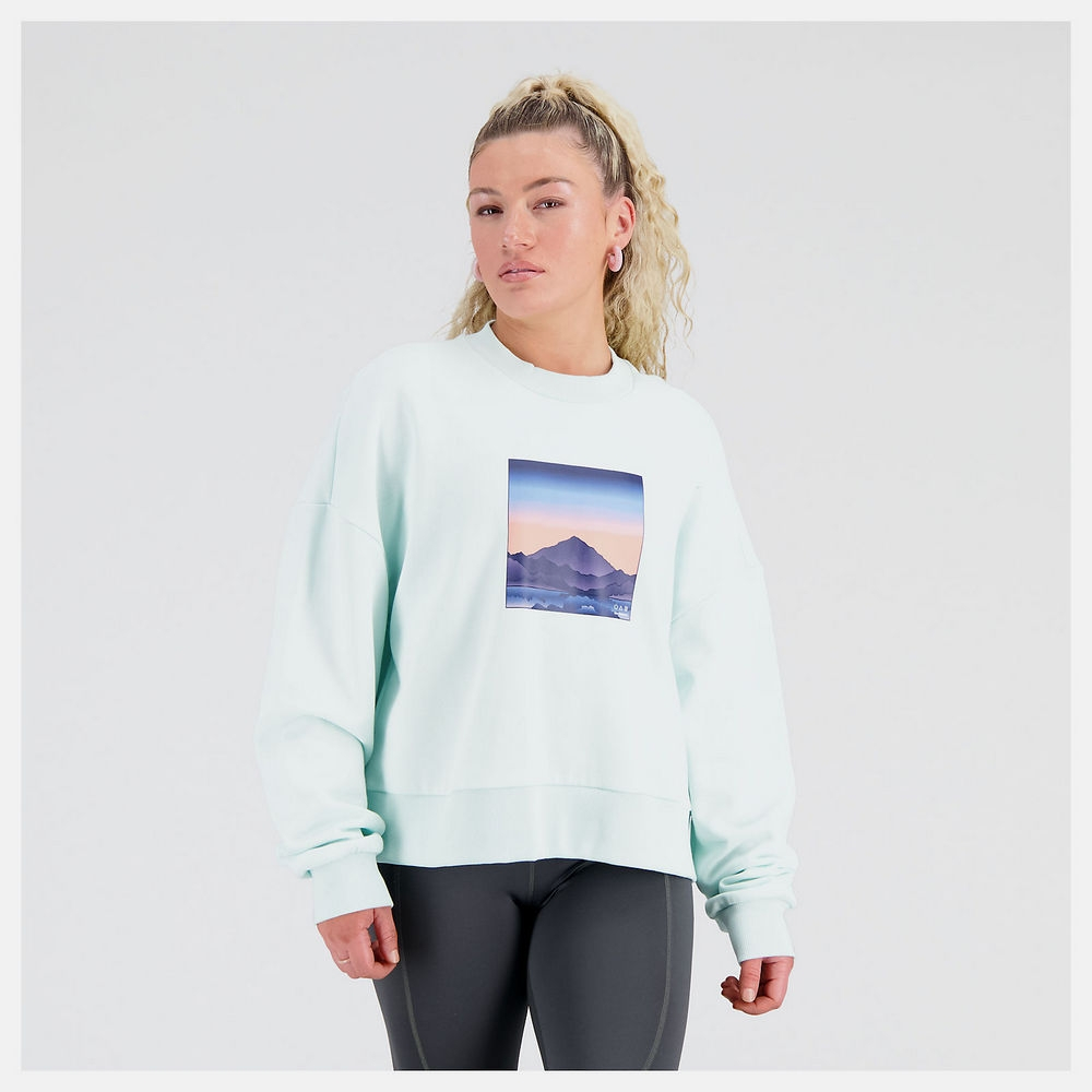 NEW BALANCE 大學T NB 淺灰 刺繡LOGO 長袖 衛衣 男 MT41506AHH 歷史價格詳細信息