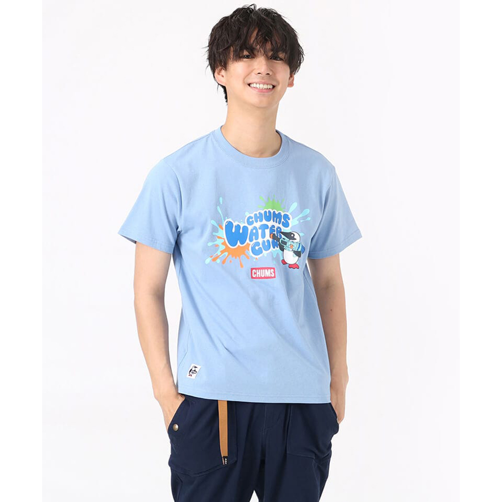 【CHUMS】CHUMS 休閒 CHUMS Zion Camping T短袖上衣 米灰色(CH012393G057) 歷史價格詳細信息