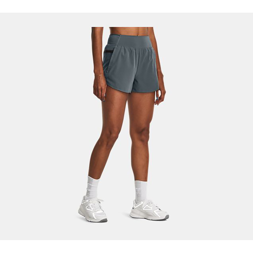 【UNDER ARMOUR】UA 女 Woven 5吋 2in1短褲_1376936-001(黑色) 歷史價格詳細信息