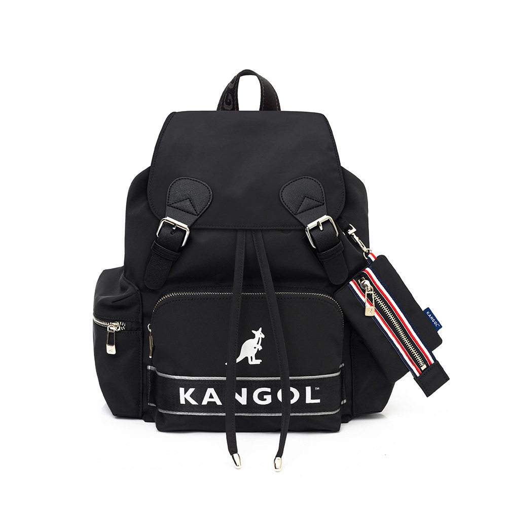 【KANGOL】撞色後背包 深紅-6255174040 歷史價格詳細信息