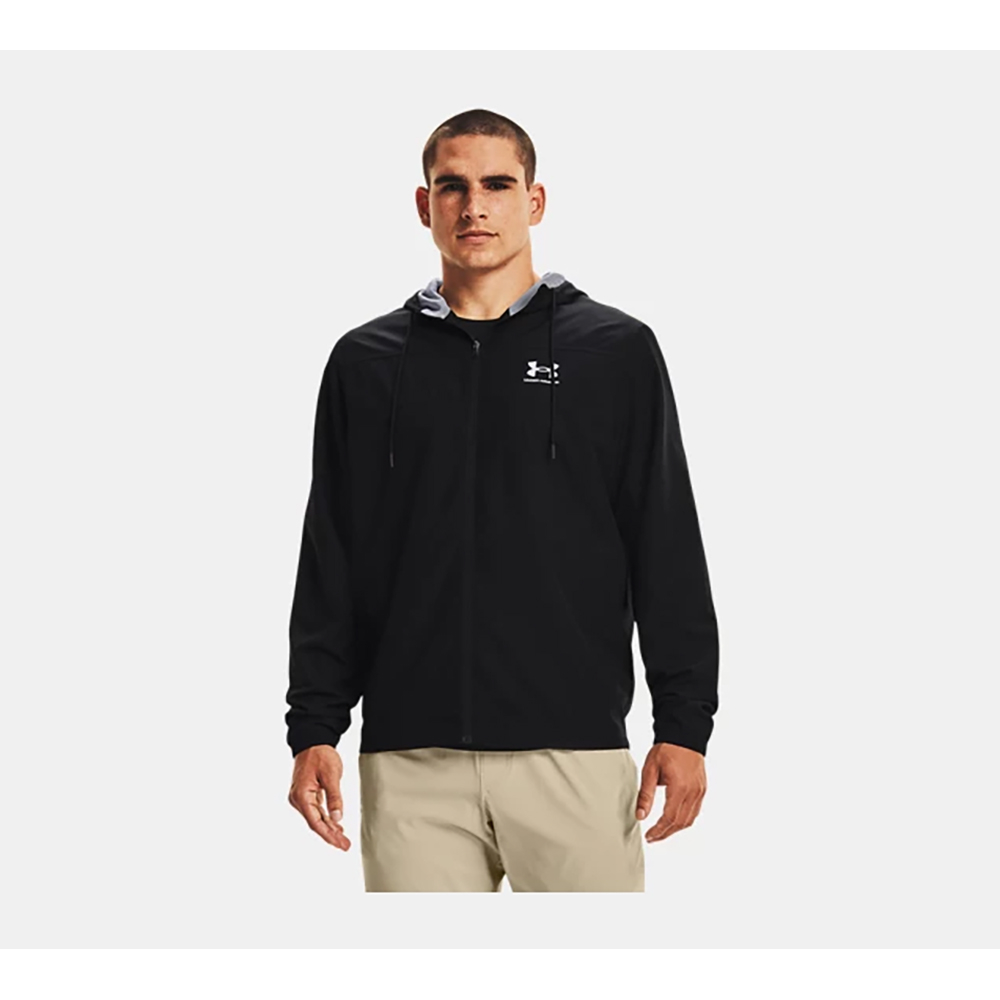 【UNDER ARMOUR】UA 男童 Sportstyle 防潑水連帽外套_1370183-449(綠) 歷史價格詳細信息