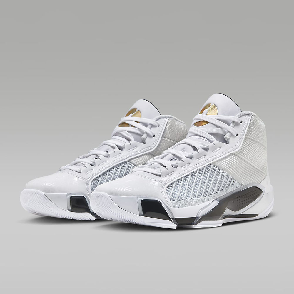 Nike 耐吉 籃球鞋 Air Jordan XXXVIII FIBA PF 男鞋 白 金 世界盃 喬丹 AJ38 FN7482-100 歷史價格詳細信息