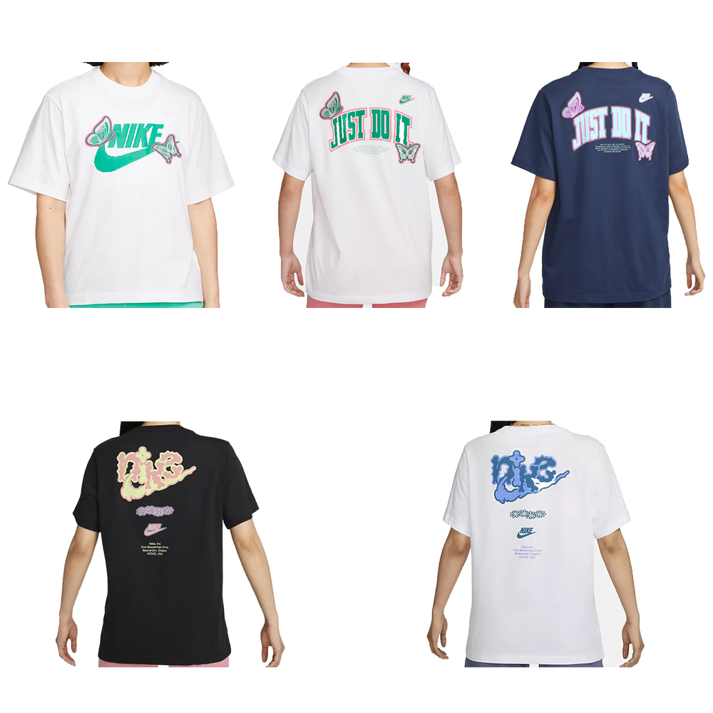 【NIKE 耐吉】休閒 短袖上衣 短褲 輕薄透氣 女上衣 女短褲 女T 多款任選(DM7026133&) 歷史價格詳細信息
