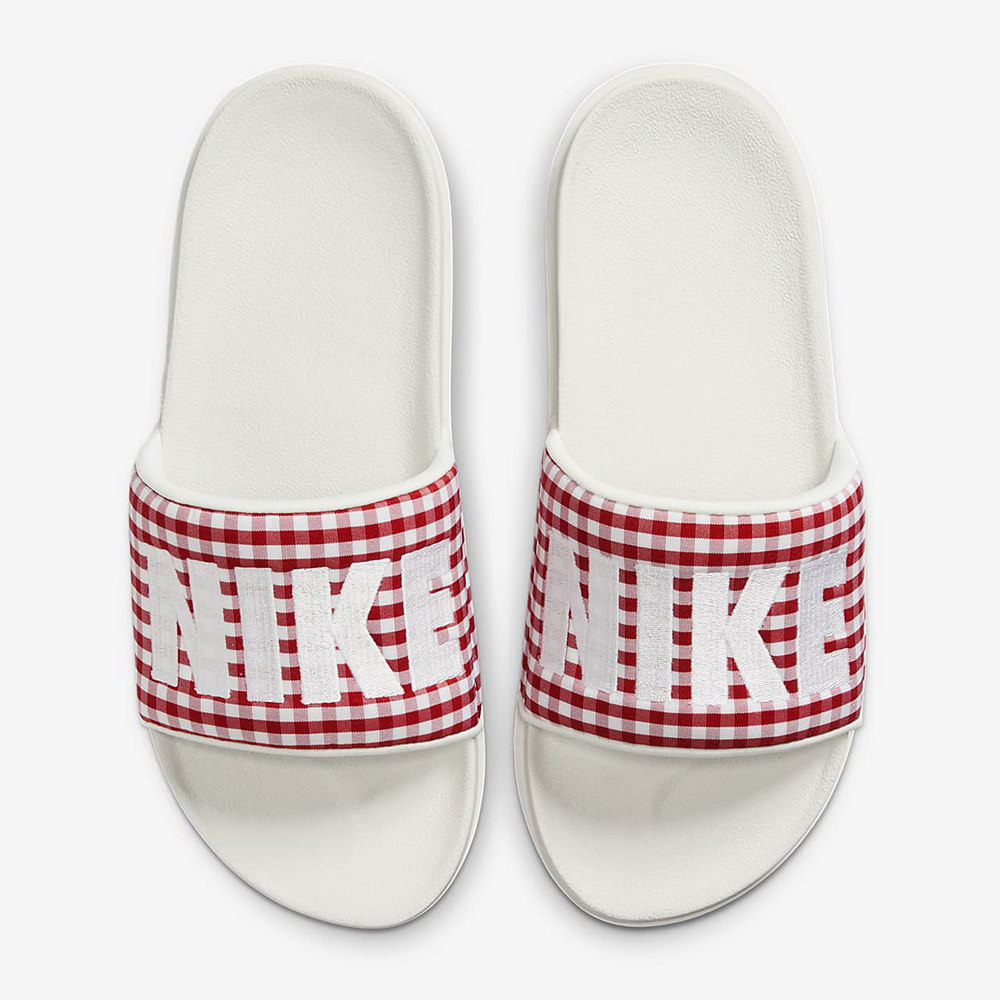 【NIKE】W NIKE OFFCOURT SLIDE PRNT 女鞋 休閒鞋 白紅-FN6603600 歷史價格詳細信息