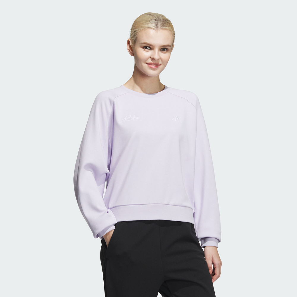 adidas 愛迪達 大學T Sport Sweatshirts 女款 白 綠 小立領 長袖 上衣 寬鬆 IK9886 歷史價格詳細信息