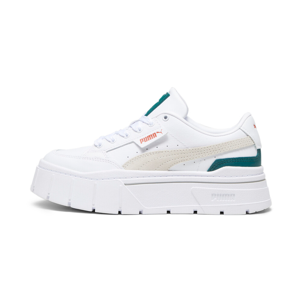 【PUMA】Mayze Stack Wns 休閒鞋 女鞋 白灰-38436308 歷史價格詳細信息