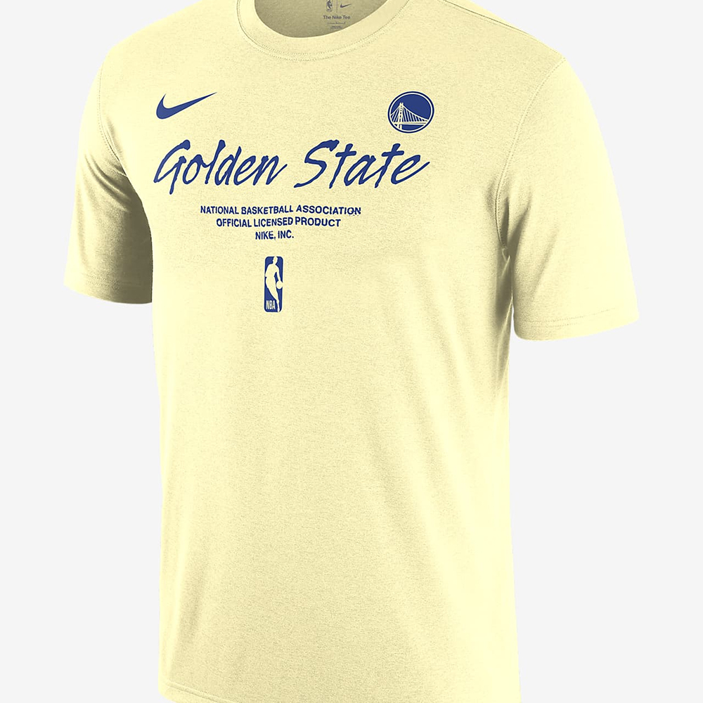 Nike AS GSW M NK CTS NBA ED SS OS T 男款 淡黃色 勇士隊 短袖 FV9266-901 歷史價格詳細信息