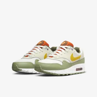 Nike 耐吉 休閒鞋 Air Max 1 GS 大童 女鞋 白 米白 粉紅 氣墊 運動鞋 DZ3307-101 歷史價格詳細信息