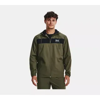 【UNDER ARMOUR】UA 男童 Sportstyle 防潑水連帽外套_1370183-449(綠) 歷史價格詳細信息