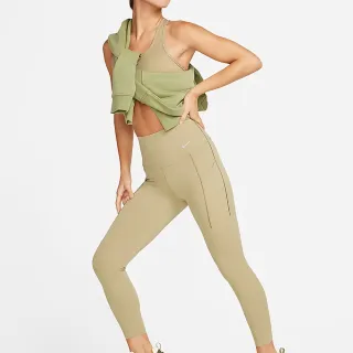 Nike 耐吉 緊身褲 Universa Legging 女款 綠 銀 中度支撐 高腰 九分 速乾 健身 瑜珈 DQ5898-276 歷史價格詳細信息