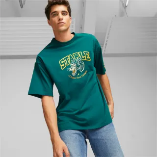 【PUMA】短袖 上衣 短T T恤 男 女 Staple系列 運動 休閒 綠色 歐規(62220143) 價格比較,價格查詢,歷史價格詳細信息