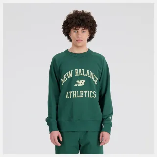 NEW BALANCE 大學T NB 綠 金LOGO 休閒 長袖上衣 男 AMT33550NWG 歷史價格詳細信息