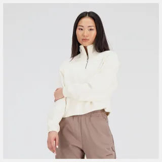 NEW BALANCE 長T NB 米白 刺繡 半開襟 短版上衣 女 AWT33556GIE 歷史價格詳細信息