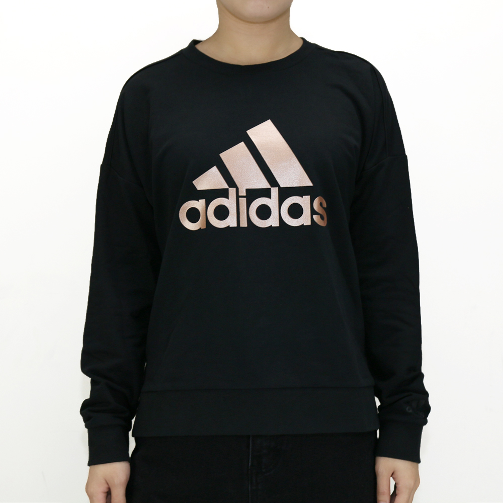 adidas 愛迪達 大學T Sport Sweatshirts 女款 白 綠 小立領 長袖 上衣 寬鬆 IK9886 歷史價格詳細信息