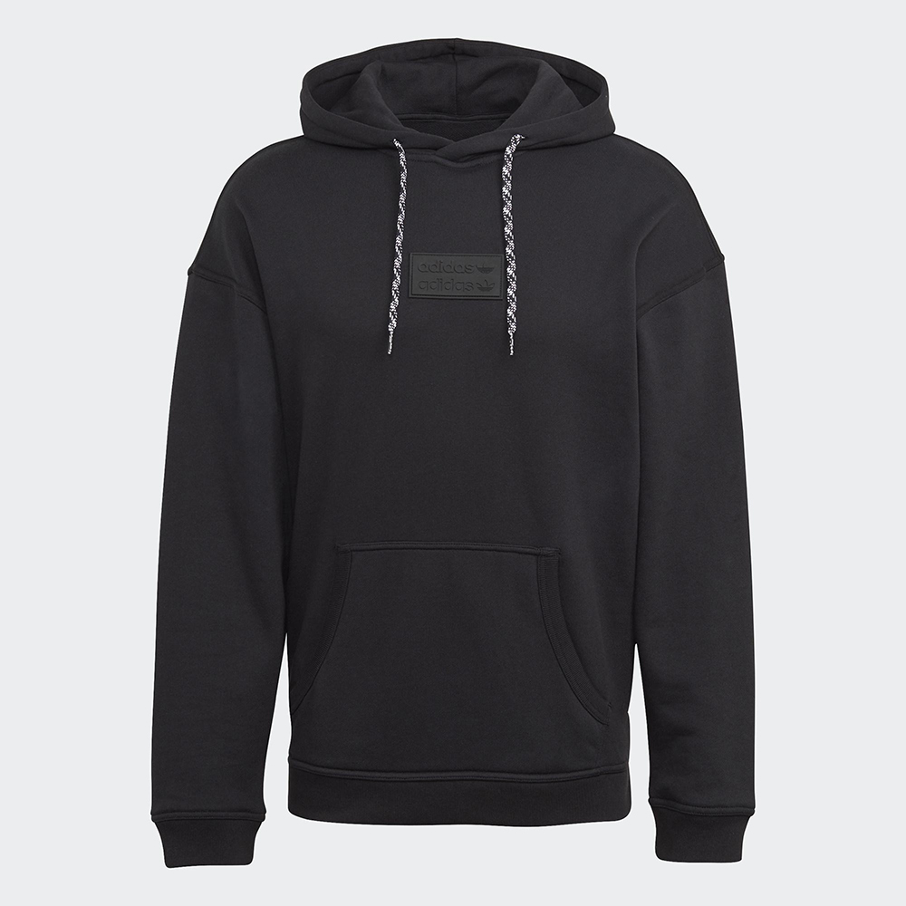 【adidas 愛迪達】連帽上衣 男 黑 HRD PO(H50862) 歷史價格詳細信息