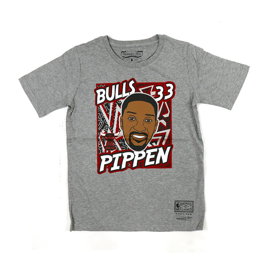 M&N NBA 青少年 N&N 短袖上衣 公牛隊 #33 Scottie Pippen 歷史價格詳細信息