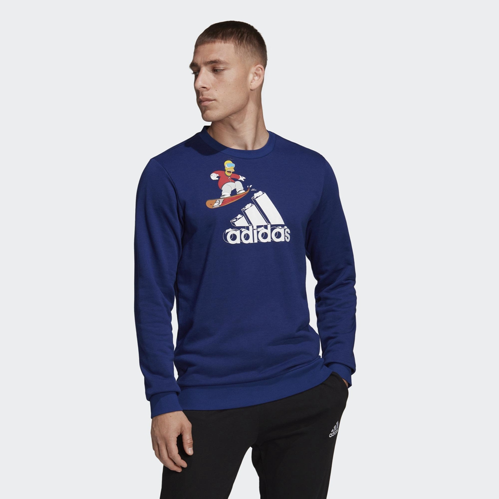 ADIDAS M SMPSNS SWT 男圓領套頭衫 HA7696 寶藍 歷史價格詳細信息