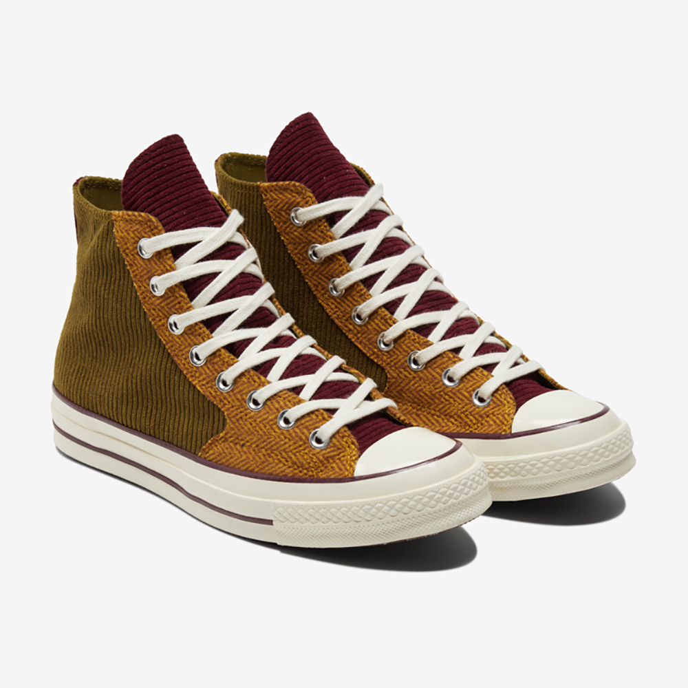 【CONVERSE】CHUCK 70 HI 高筒 拼接 女 休閒鞋 黃色-570787C 歷史價格詳細信息