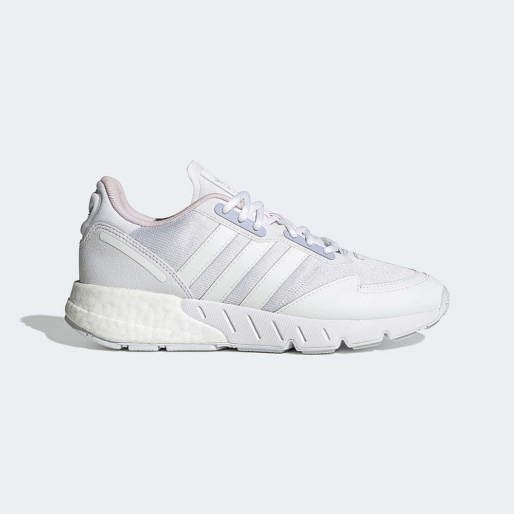 adidas 休閒鞋 ZX 1K Boost 男女鞋 愛迪達 三葉草 基本款 緩震 情侶鞋 黑 白  FX6515 歷史價格詳細信息