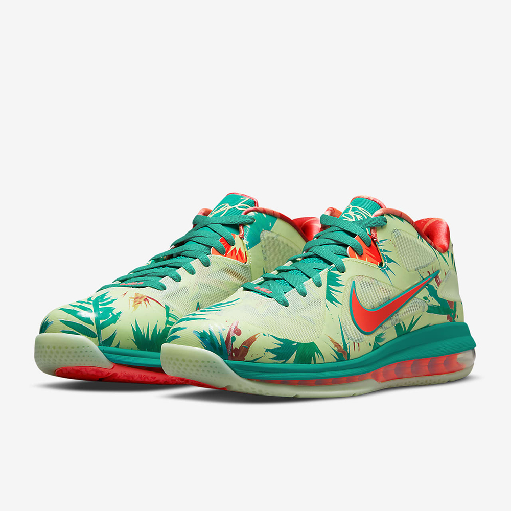 Nike 耐吉 籃球鞋 Lebron IX Low LeBronold Palmer 男鞋 黃 綠 中筒 夜光鞋底 DO9355-300 歷史價格詳細信息