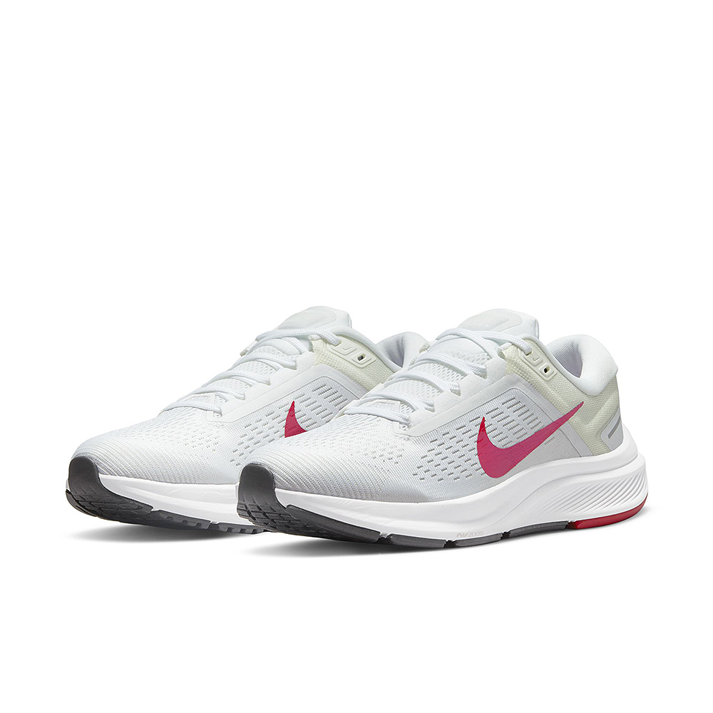 Nike W Air Zoom Structure 24 女 桃紅白 慢跑 運動 基本款 慢跑鞋 DA8570-103 歷史價格詳細信息