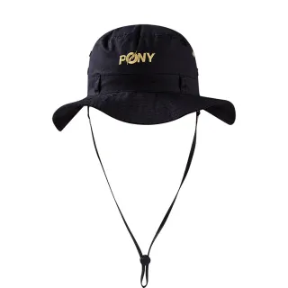 PONY 寬邊 漁夫帽- 戶外風格  配件 中性-黑 歷史價格詳細信息