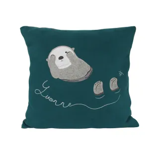 【Yvonne Collection】100%美國純棉素面枕套-雙色拼接 丈青藍(1入) 歷史價格詳細信息