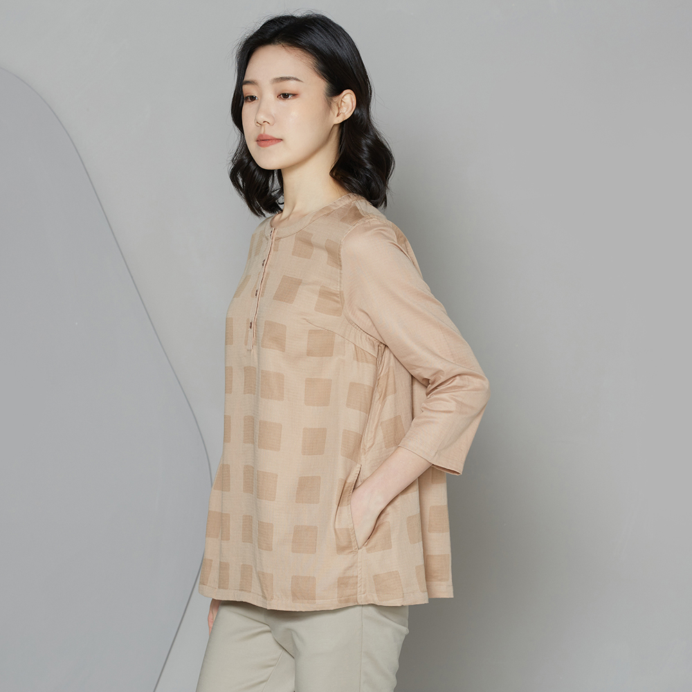 【YVONNE 以旺傢飾】方格七分袖洋裝(丈青) 歷史價格詳細信息