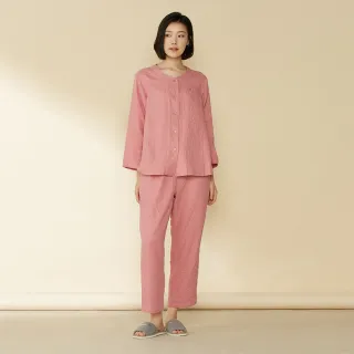 【YVONNE 以旺傢飾】直條紋提花拼接長褲(岩石灰) 歷史價格詳細信息