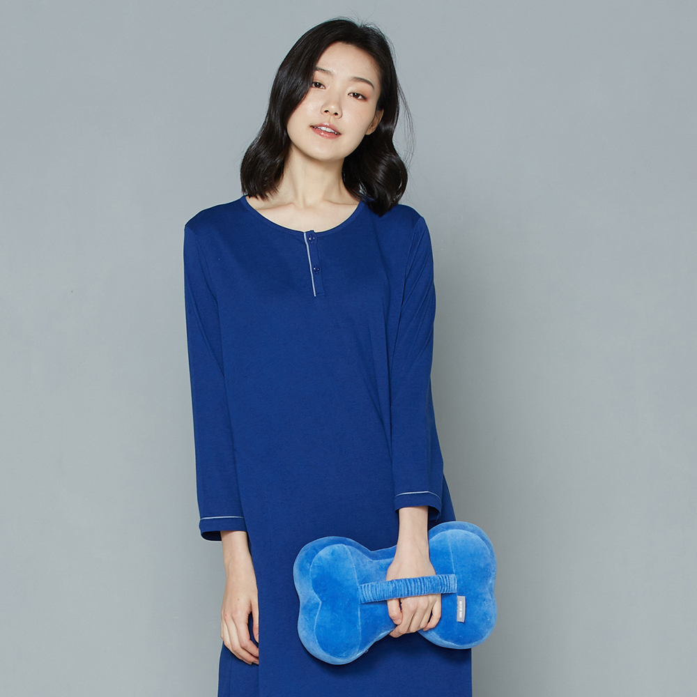 【YVONNE 以旺傢飾】寶石緹花直筒長褲(春日藍M) 歷史價格詳細信息