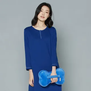 【YVONNE 以旺傢飾】寶石緹花直筒長褲(春日藍M) 歷史價格詳細信息