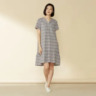 【YVONNE 以旺傢飾】皺皺條紋無袖洋裝(尤加利綠) 歷史價格詳細信息