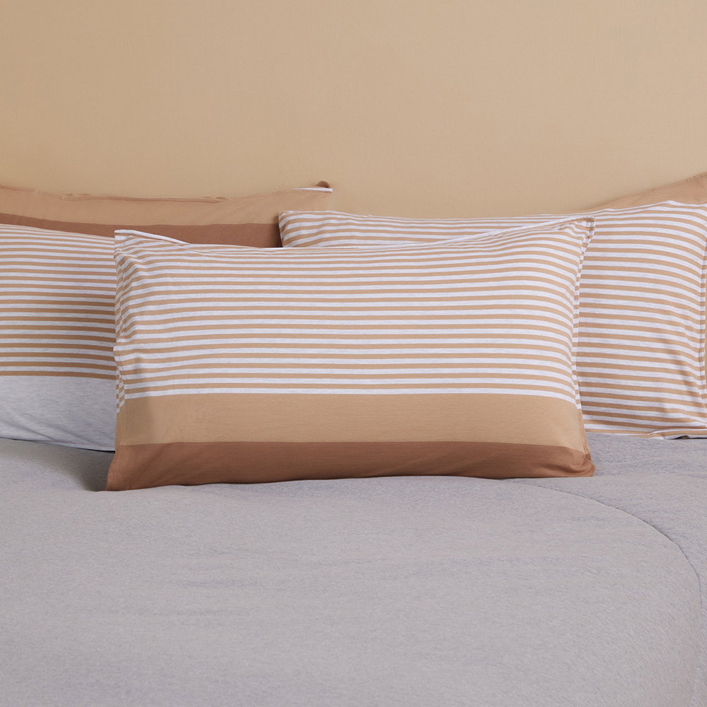 【YVONNE 以旺傢飾】條紋拼接長褲(岩石灰) 歷史價格詳細信息