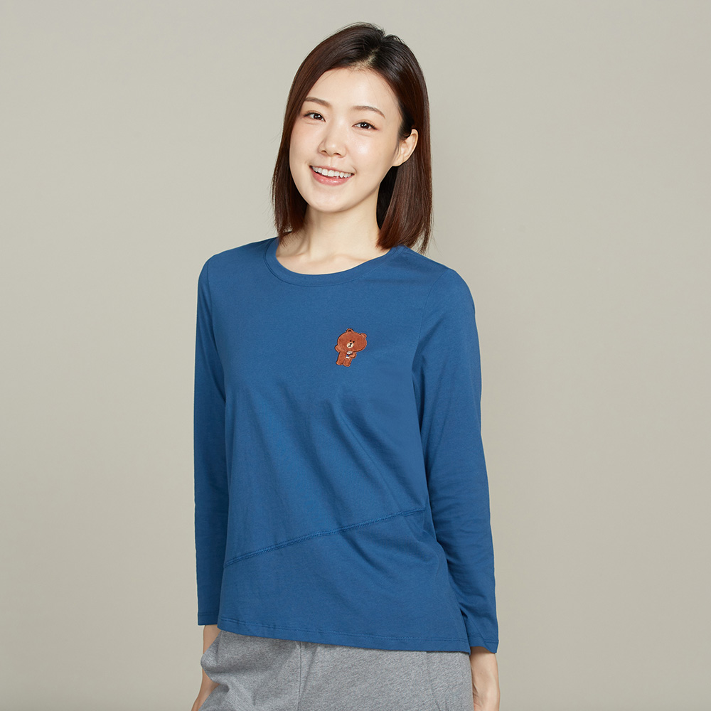 【YVONNE 以旺傢飾】熊大兔兔方形抱枕_30x45公分 紳士藍(LINE FRIENDS) 歷史價格詳細信息