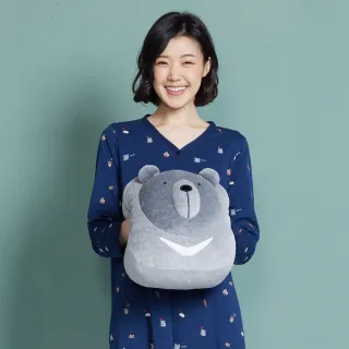 【YVONNE 以旺傢飾】黑熊胖胖室內拖鞋(熱情紅) 歷史價格詳細信息