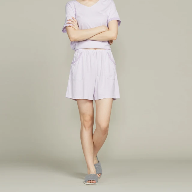 【YVONNE 以旺傢飾】條紋短褲(蜜瓜橘M) 歷史價格詳細信息