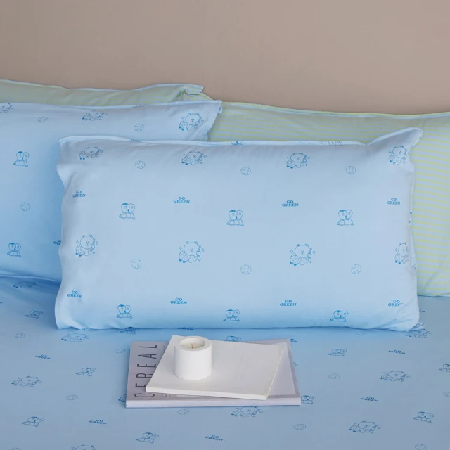 【YVONNE 以旺傢飾】100%美國棉印花枕套-條紋拼接 鼠尾草綠(1入 純棉 隨機出貨) 歷史價格詳細信息