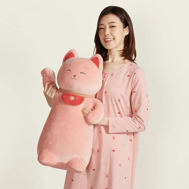 【YVONNE 以旺傢飾】招財貓抱枕-抹茶綠 歷史價格詳細信息