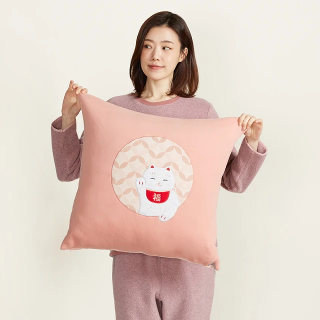 【YVONNE 以旺傢飾】招財貓頸枕-岩石灰 歷史價格詳細信息