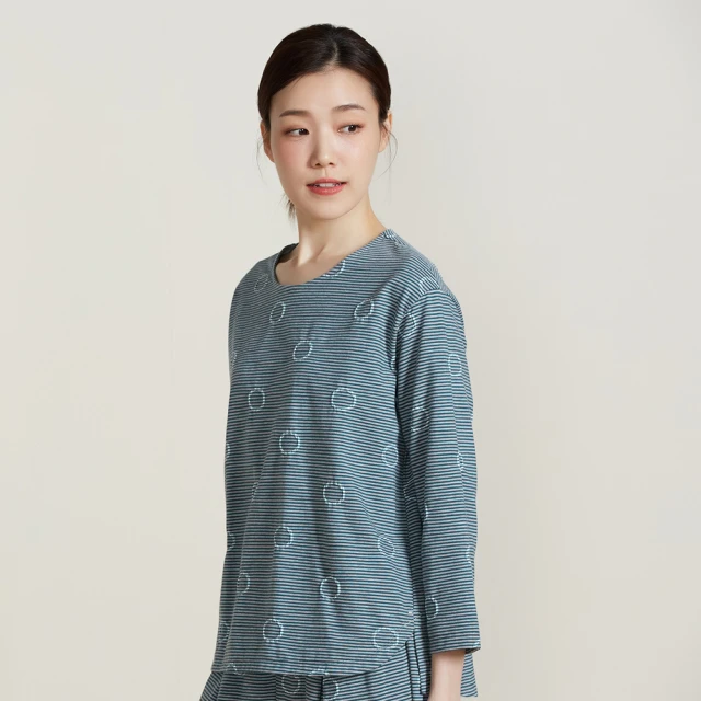 【YVONNE 以旺傢飾】條紋提花長袖洋裝(迷霧灰) 歷史價格詳細信息