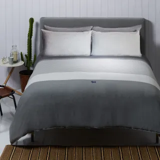 【Yvonne Collection】100%美國純棉素面枕套-雙色拼接 丈青藍(1入) 歷史價格詳細信息