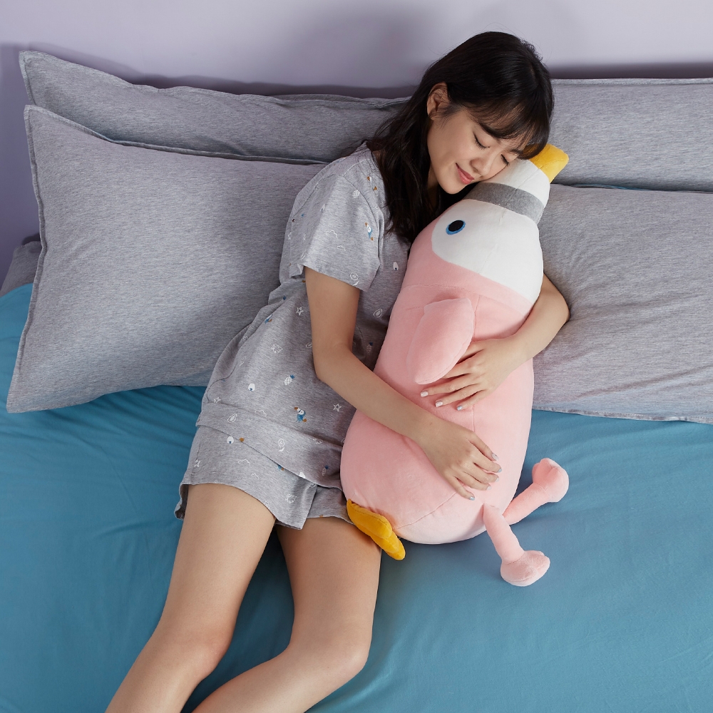 【YVONNE 以旺傢飾】大嘴鳥立體大抱枕_66公分(迷霧灰) 歷史價格詳細信息
