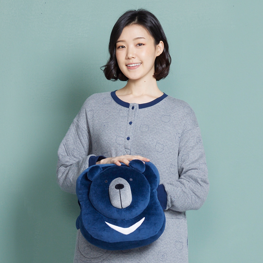 【YVONNE 以旺傢飾】黑熊胖胖室內拖鞋(熱情紅) 歷史價格詳細信息